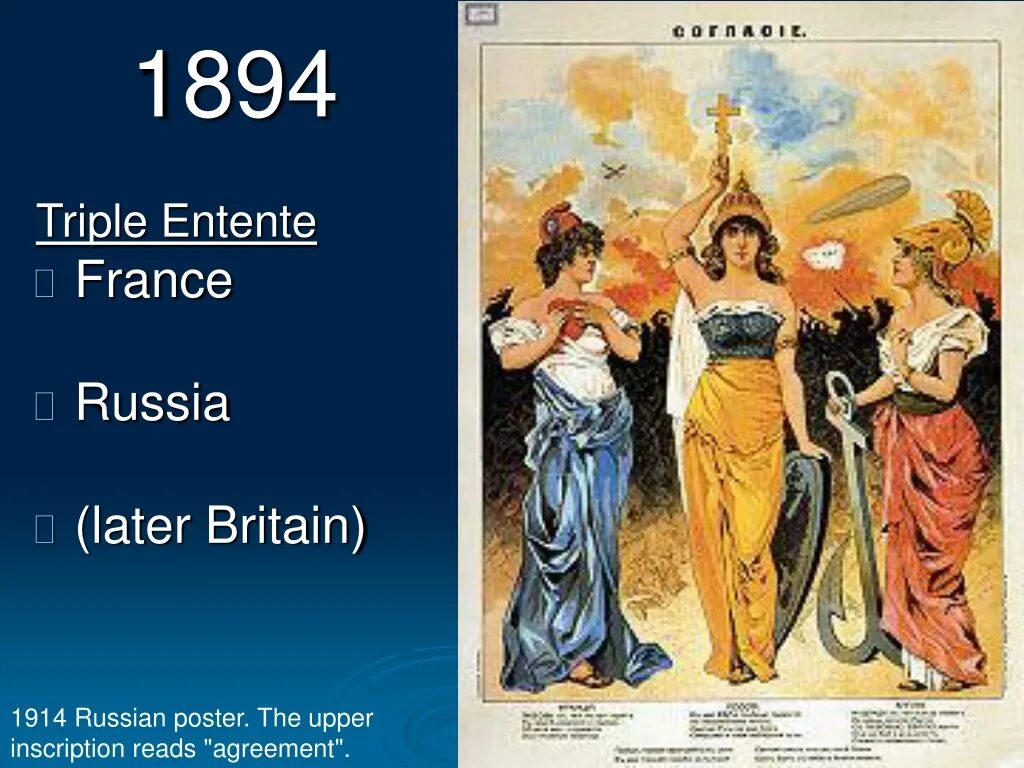 Военно политический союз англии франции. Антанта 1904-1907. Военно-политический блок Антанта. Плакат 1914 согласие. Антанта плакат.