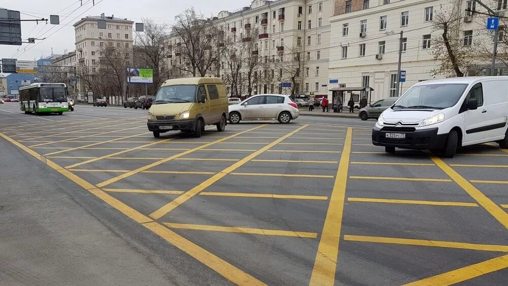 Штраф за желтую линию
