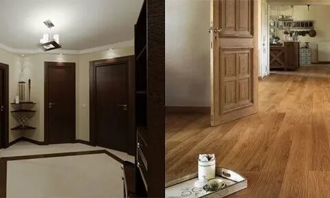 Сочетание цветов полы двери в интерьере