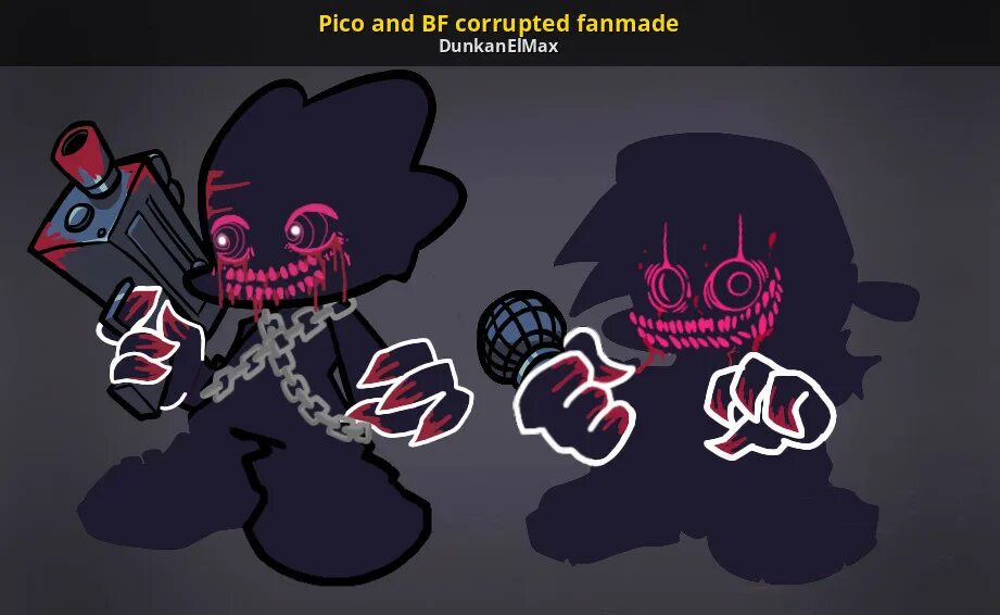 Corruption obscene. Фрайдей Найт Фанкин corrupted. Арты БФ FNF. ФНФ зараженный БФ. Corrupted Pico.