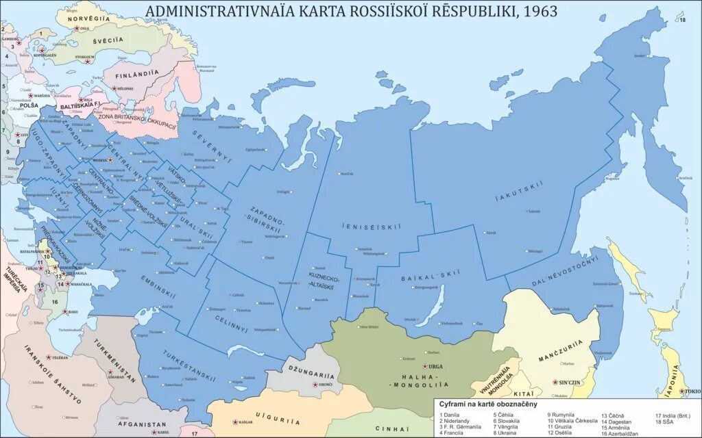 Ussr project map
