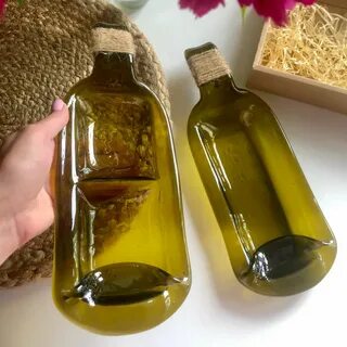 Тарелка из бутылки