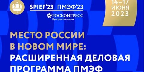 Деловая программа пмэф