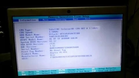 Acer драйвера биос