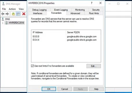 Failed to configure dns in managed mode