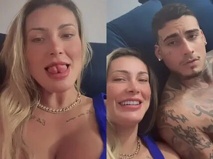 Em vídeo, Andressa Urach faz confissão sobre beijo grego no namorado. 