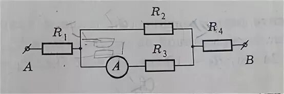 Найдите распределение сил токов. Напряжение резистора если амперметр показывает 2а. Электрическая цепь 4 амперметра и r1 r2 r3 r4. Амперметр 2а сопротивление 6ом. 10 5 ом в вольтах