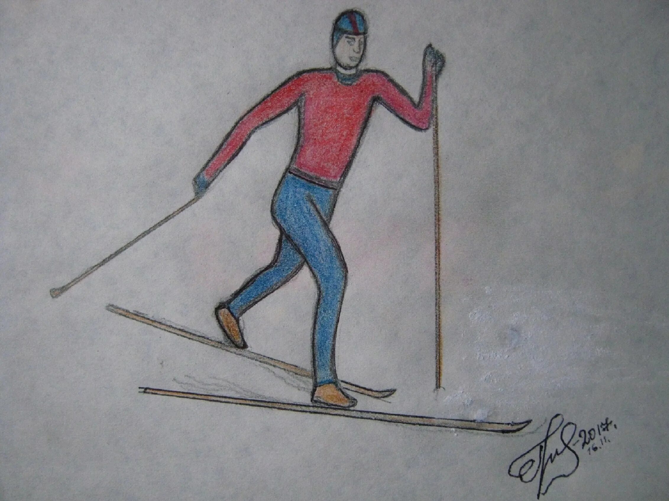 Рисование лыжник. Лыжник рисунок карандашом. Нарисовать лыжника. Лыжник рисунок легкий. Лыжник 3 класс
