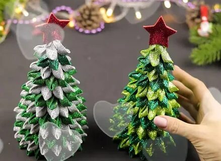 Елки из фоамирана своими руками новогодние