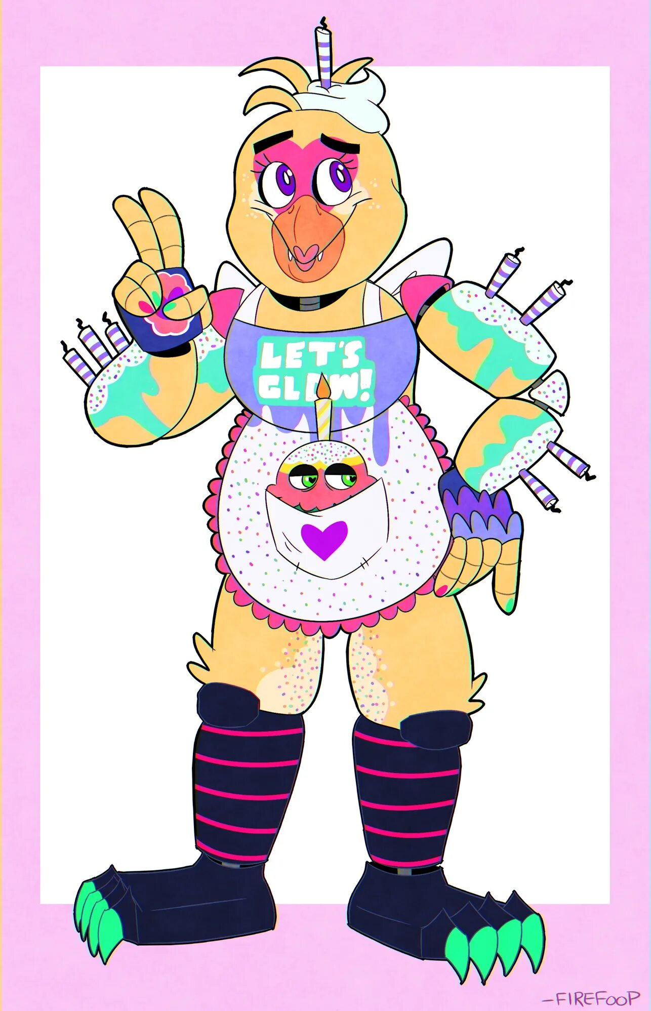 Глэм рок чика. Глэм чика. fnaf art snazzamazing чика. глэм рок чика арт. чика фнаф 9.