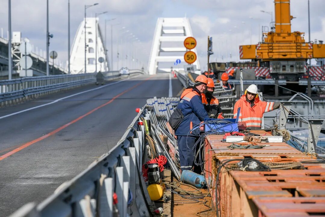 Движение по крымскому мосту сейчас