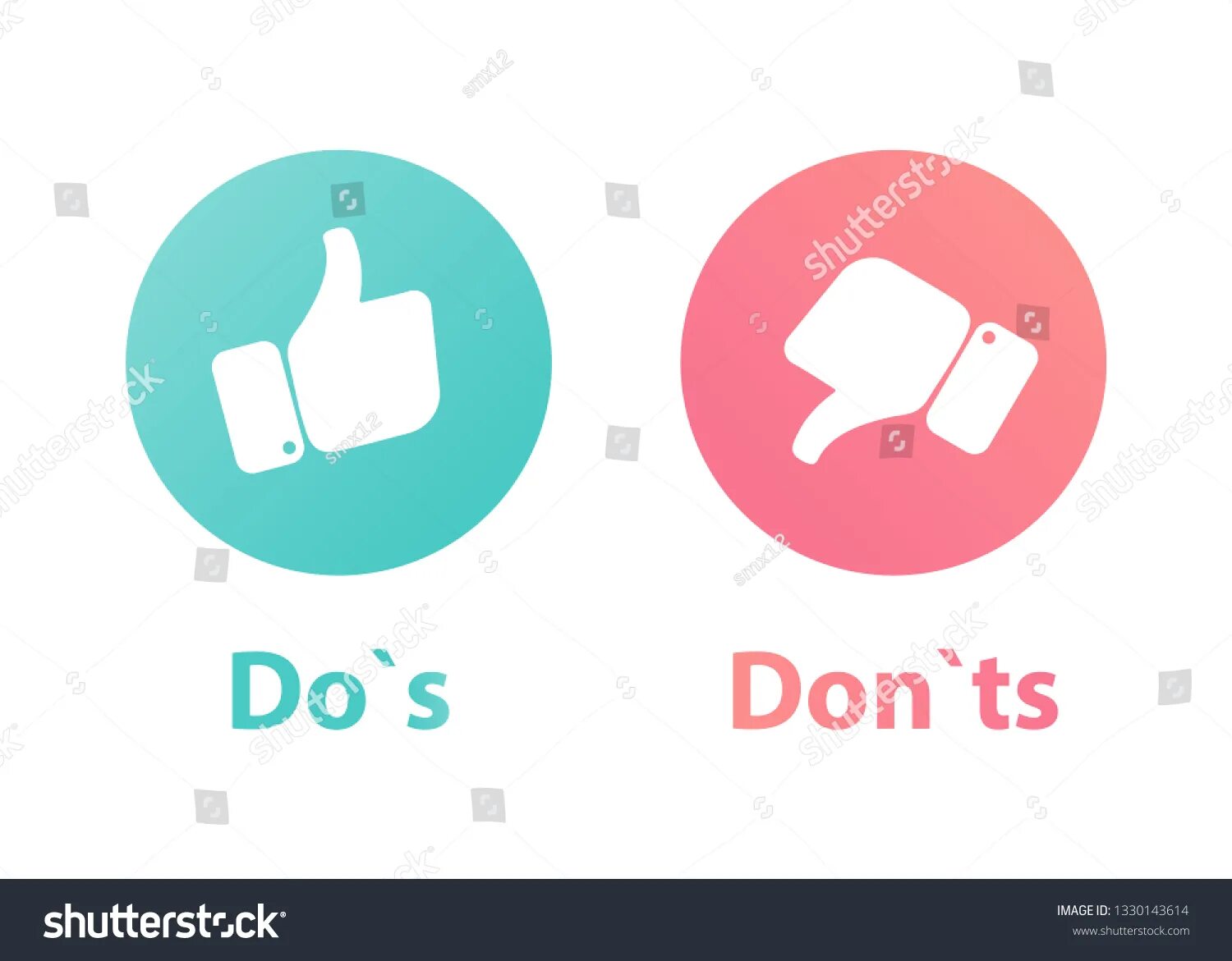 Does and donts. Dos and donts. Do's and don'TS. Did didn't. Dos and don'TS of logo.