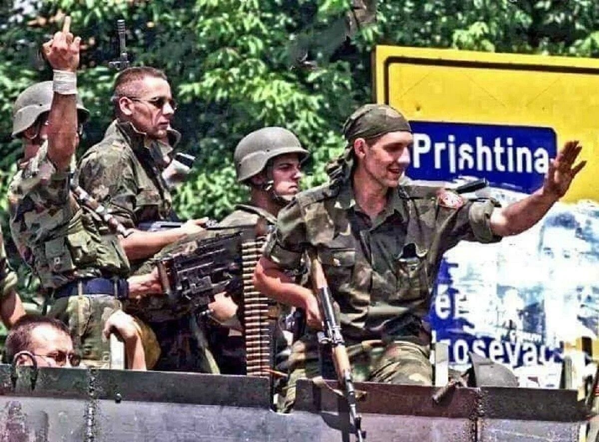 Военная операция против югославии. Солдат Косово 1999.
