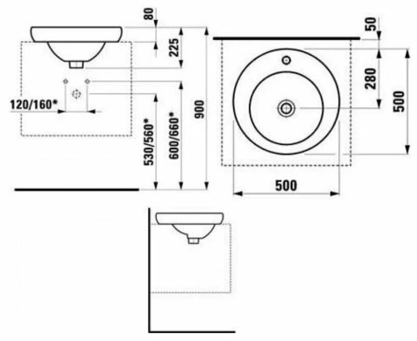 5 см ideal standard strada k 0783. диаметр отверстия под кран в мойке. высота установки раковины чаши. раковина галла 54 диаметр отверстия под смеситель. какой диаметр на раковине.