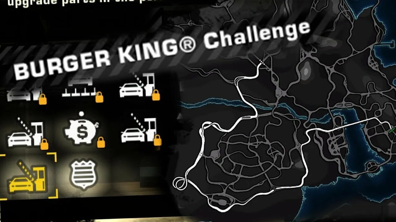 Visible challenge unlocks. Burger king challenge в nfs most wanted.