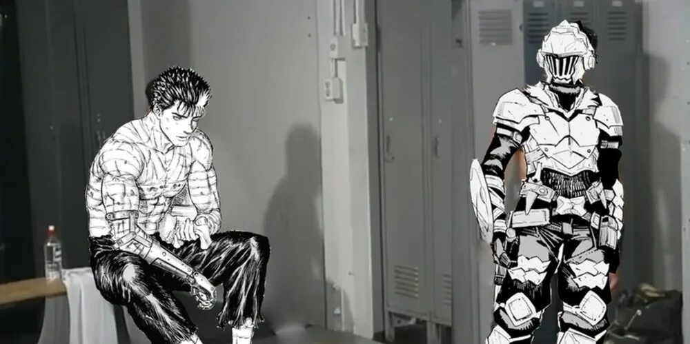 Think you the shit. Берсерк гачимучи. Гатс гачимучи. Berserk Gachi. Билли Херрингтон Гатс.