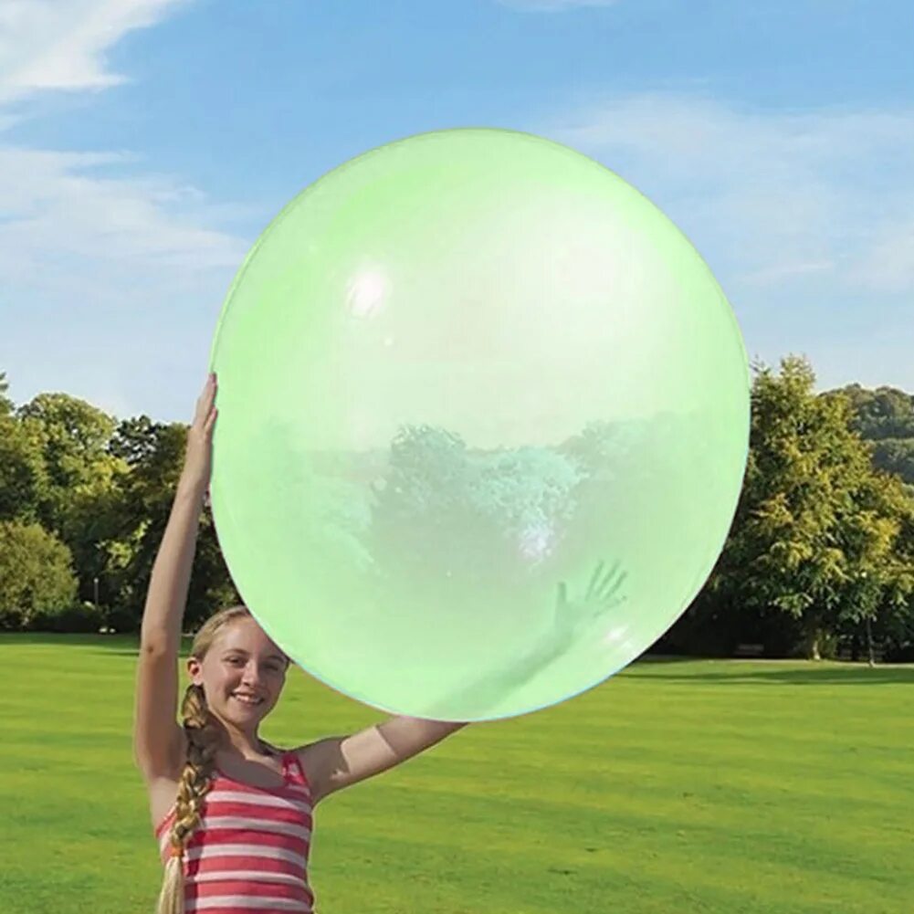 Большие шары видео. Гигантский блистерный мяч Wubble Bubble Ball. Мяч жвачка Ваббл Баббл бол. Шарики надувные. Гигантский воздушный шар.