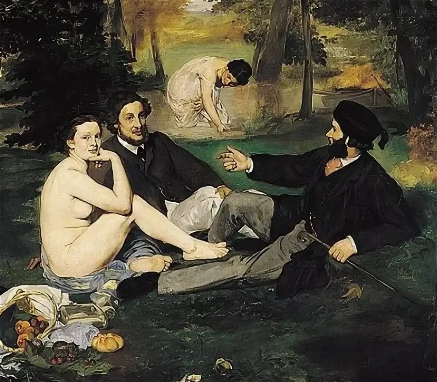 Édouard Manet - Frühstück im Grünen - YouTube