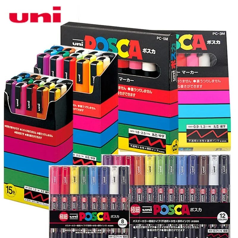 Фломастеры posca. Набор маркеров uni posca. маркеры posca pc-3m набор. набор маркеров uni posca 5 цветов. uni posca pc-5m... набор.