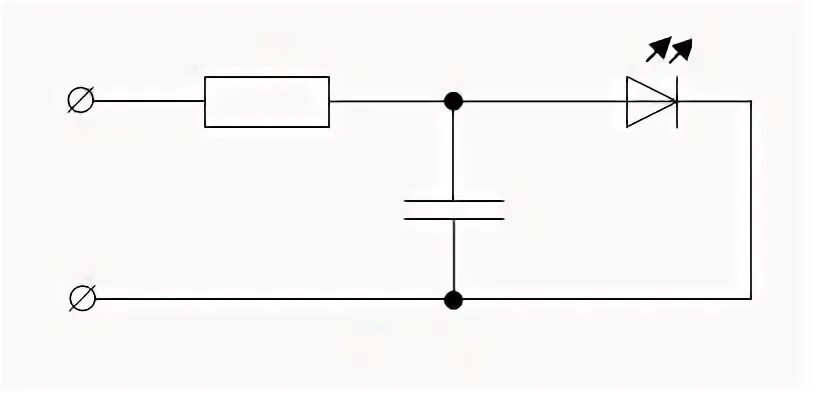 Диод и резистор в цепи. Простая схема резистор конденсатор и светодиод. Схема из диода конденсатора и резистора. Схема включения диода в цепь. Схема включения RC цепей.