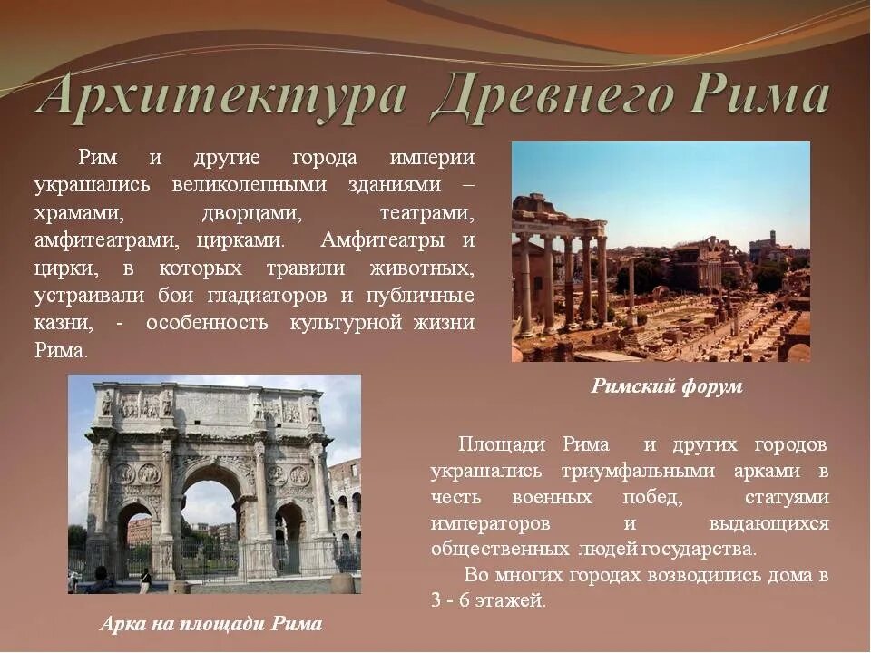 Сообщение на тему верование древних римлян. Архитектура древнего Рима доклад. Рим сооружения древнего Рима древний. Архитектура античности древнего Рима. Архитектура античного Рима кратко.