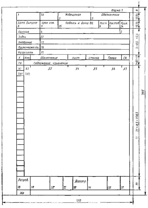Извещение об изменении ту. Извещение об изменении ту