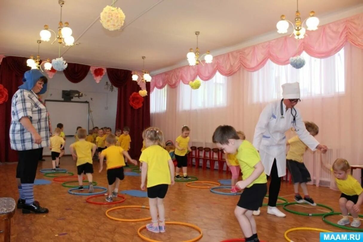 Физкультурный праздник в младшей группе. Спортивное развлечение в детском саду. Физкультурный праздник в младшей средней группе. Спортивное развлечение в средней группе.