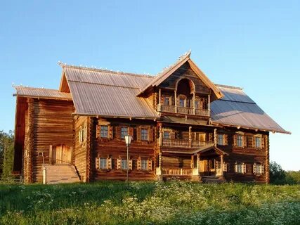 Дома на острове кижи