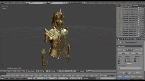 Blender knight