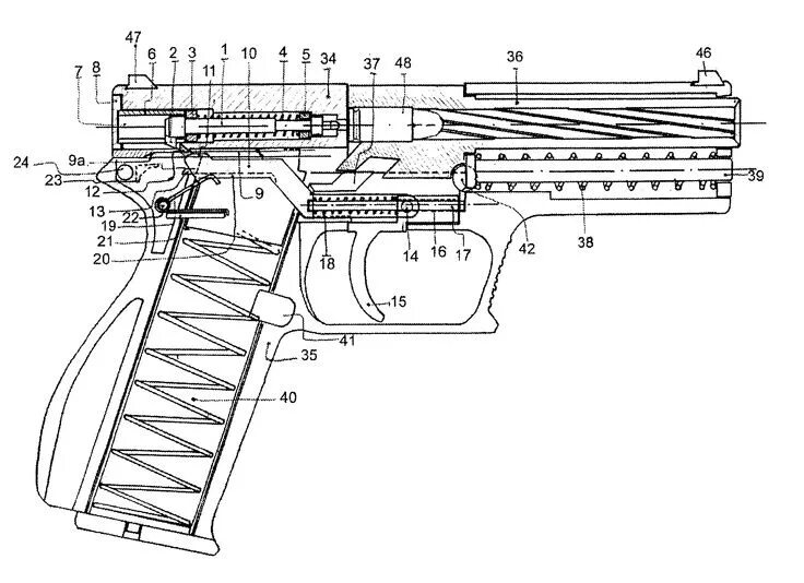 Чертежи огнестрельного оружия револьверов скачать Пин на доске Patent Art Vintage