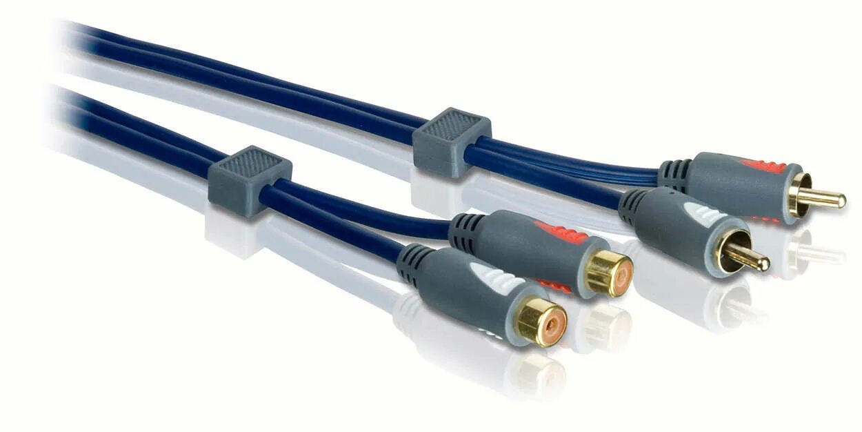 Шнур delink 3 rca-3rca grey 2м. Переходник 3. 5мм(m) h-18 (25см). 2 rca f. 2 rca f.