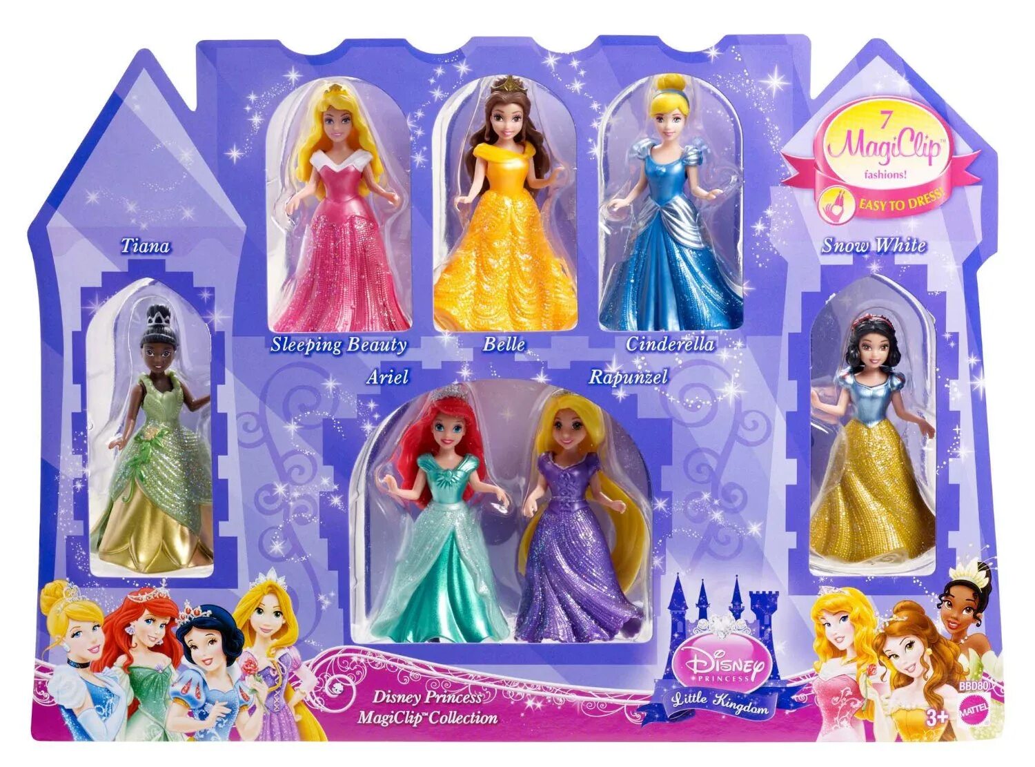 Купить принцесс дисней. Mattel принцессы Disney Magiclip. Мини кукла Дисней Magiclip. Мини принцессы Диснея Magiclip.