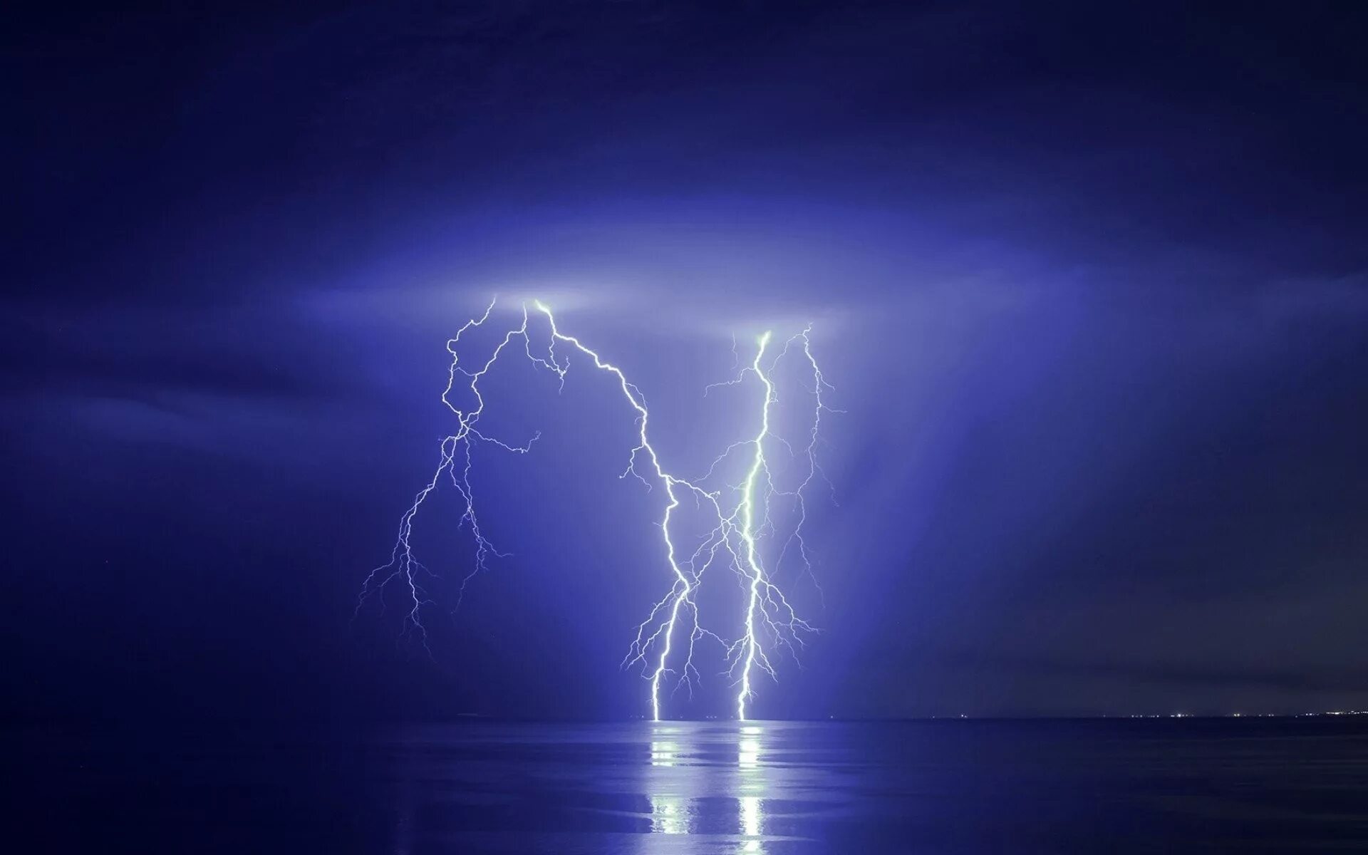 Thunder and lightning