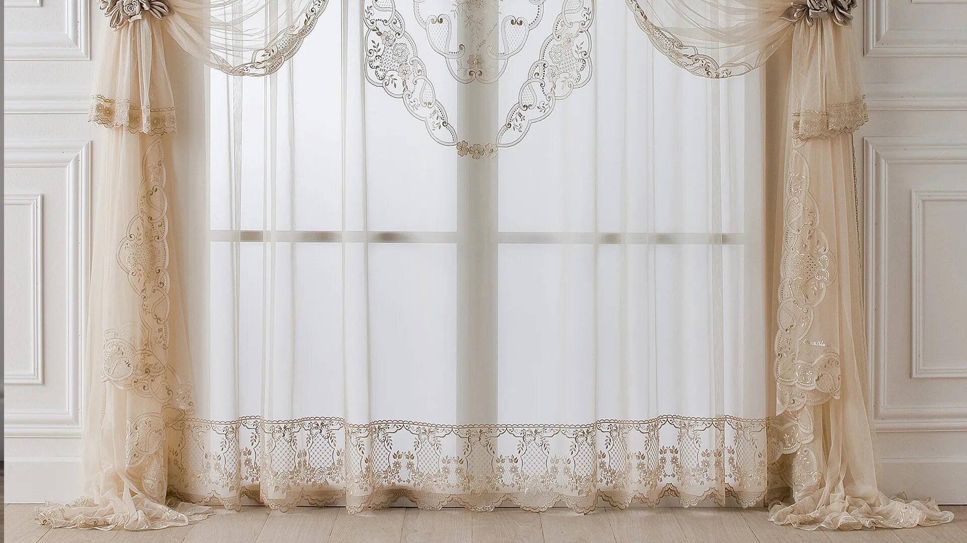 Итальянские шторы и тюль Cammea Allover фабрики Chicca Orlando Ital-Collection