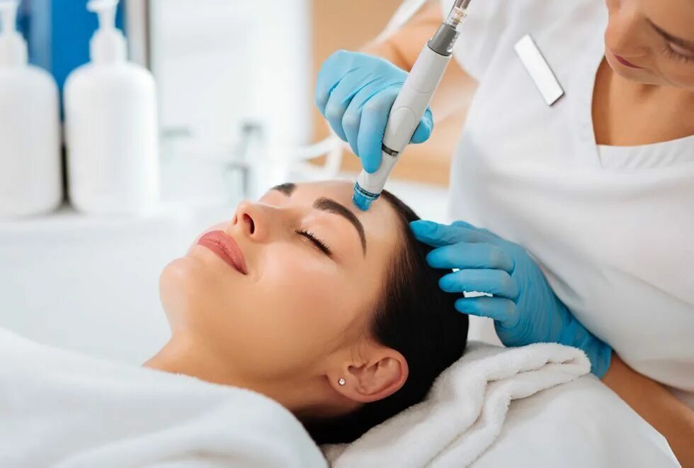 Косметология. HYDRAFACIAL процедура. Микротоковая терапия. Аппаратная косметология гидропилинг. Косметология санте