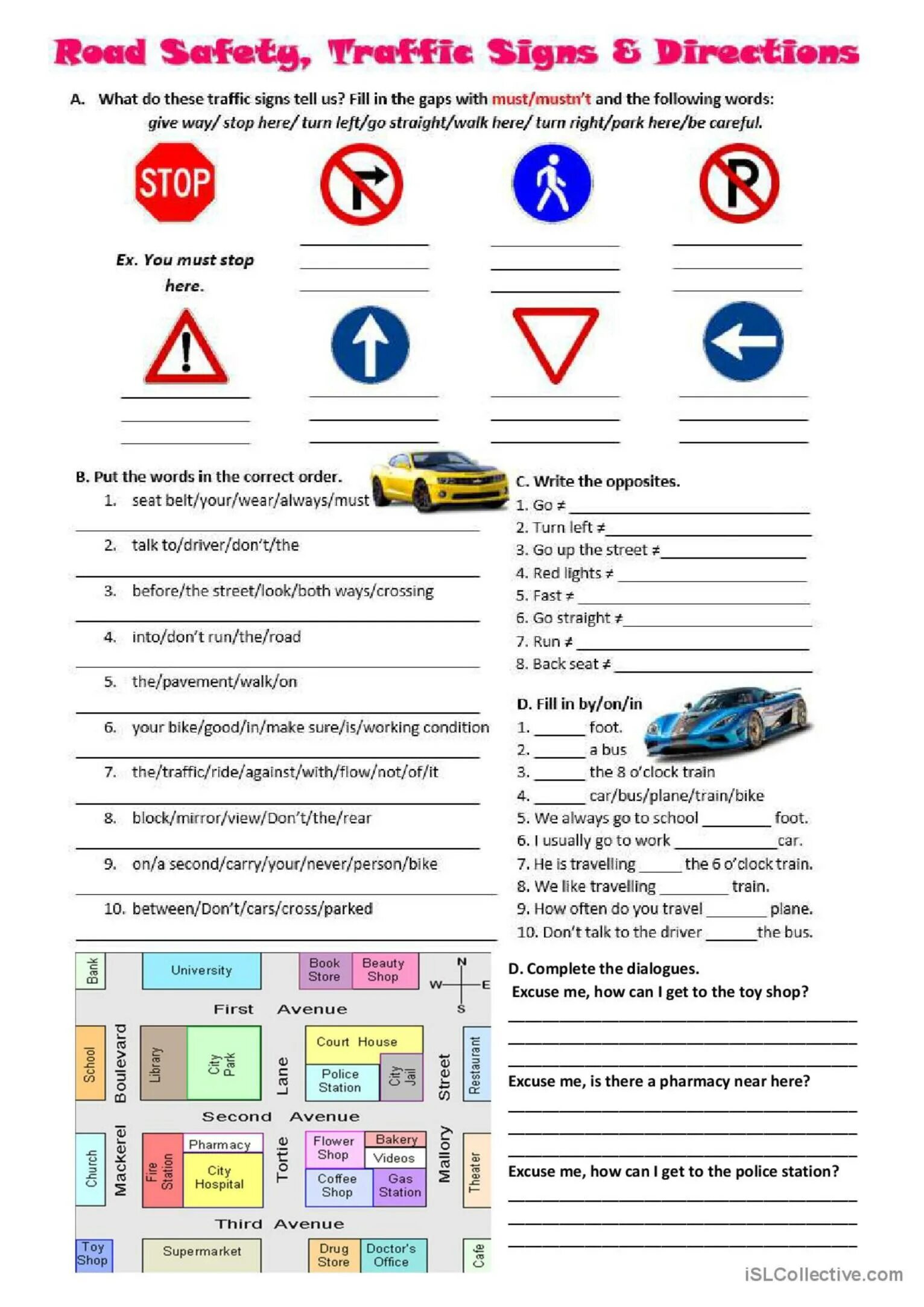 How often you read. Road Safety 6 класс задания. Правила дорожного движения на английском. Road Safety Traffic signs e Directions ответы. Задания по правилам дорожного движения на английском.