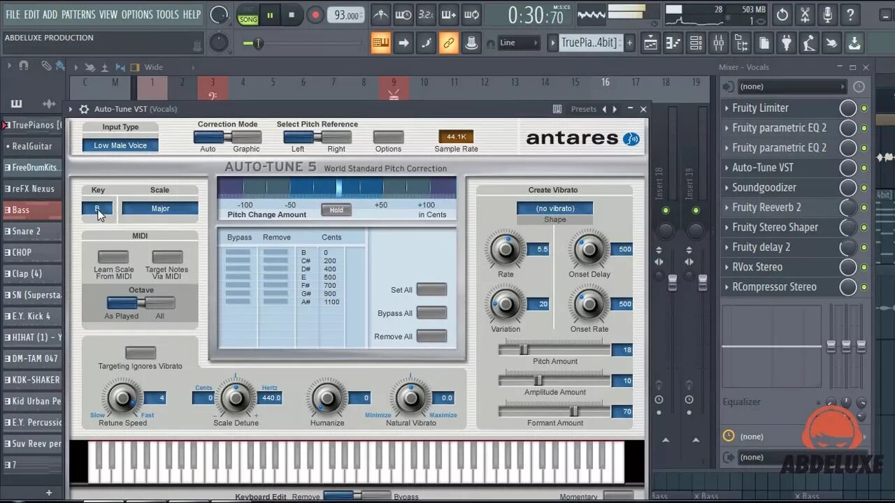 Tune file. Auto Tune EVO VST FL Studio 20. Autotune FL Studio 20. Автотюн в фл. Antares auto-Tune Pro VST.