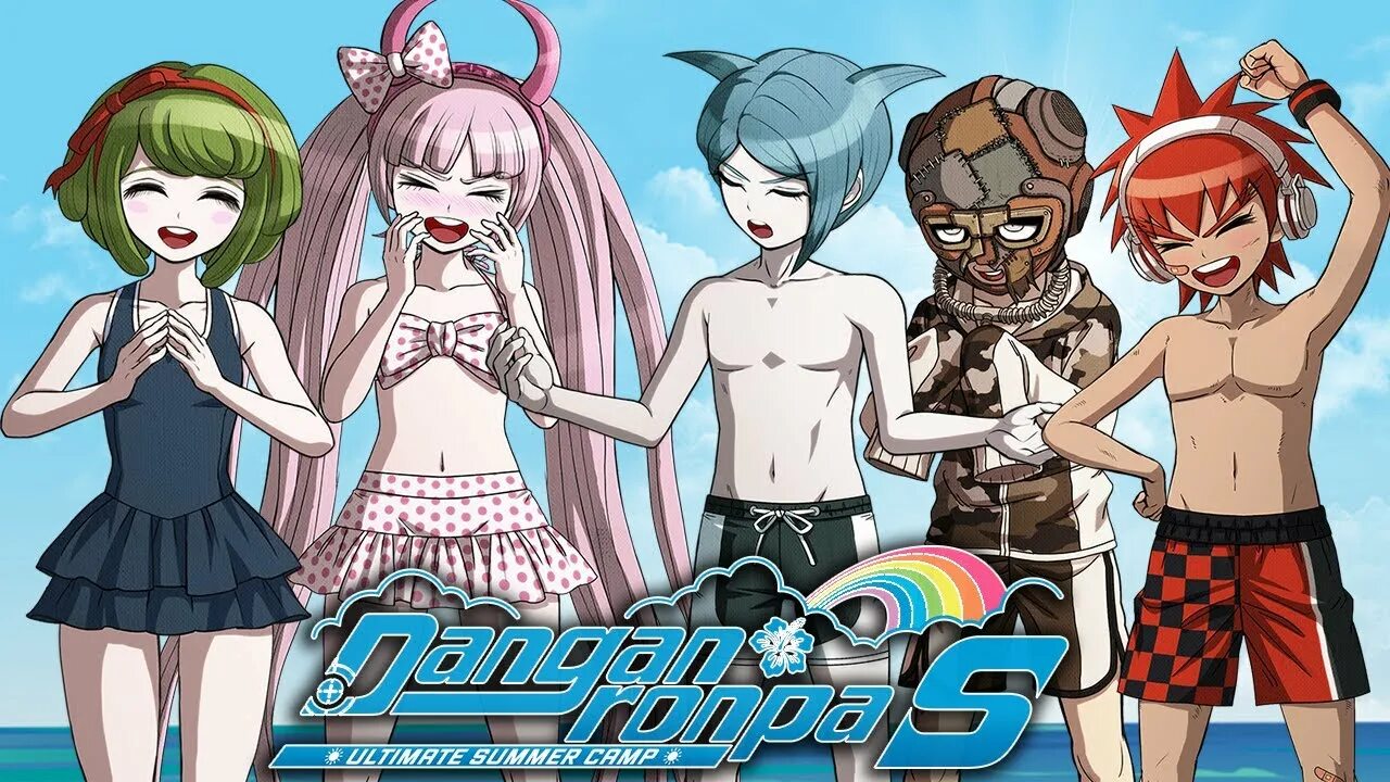 Danganronpa camp. Данганронпа ультимейт саммер Камп. Данганронпа s Ultimate Summer Camp. Данганронпа ультимейт саммер Камп галерея. Данганронпа Нагиса и Масару.