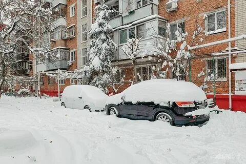 Краснодаре есть снег