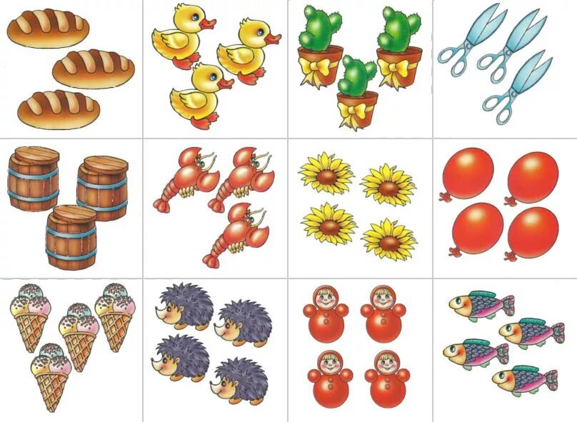 Карточки "для дошкольников". Математика для дошкольников раздаточный материал. Карточки с предметами. Карточки с предметами для счета.