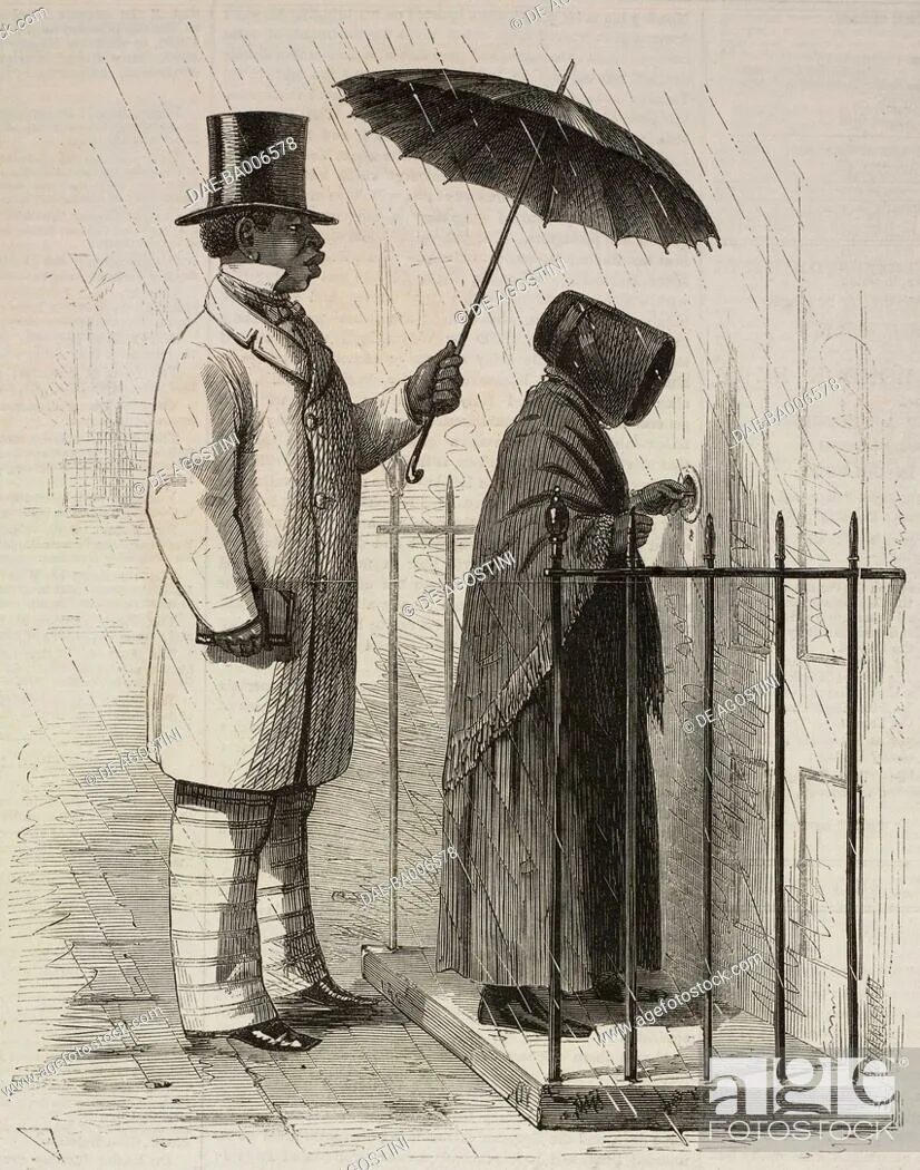 Slave scene. Дамский зонтик 19 века. История зонтика.