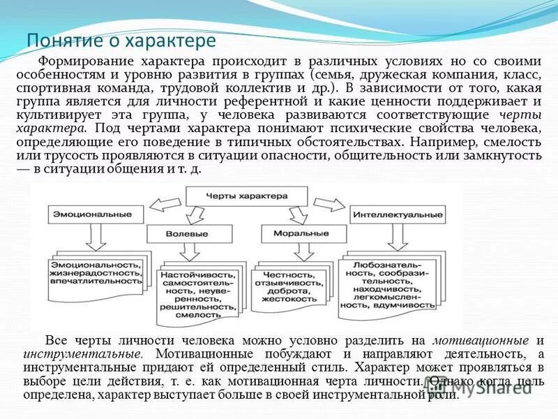 Формирование характера происходит. Особенности формирования характера. условия формирования характера. условия формирования характера схема. психологические условия формирования характера..