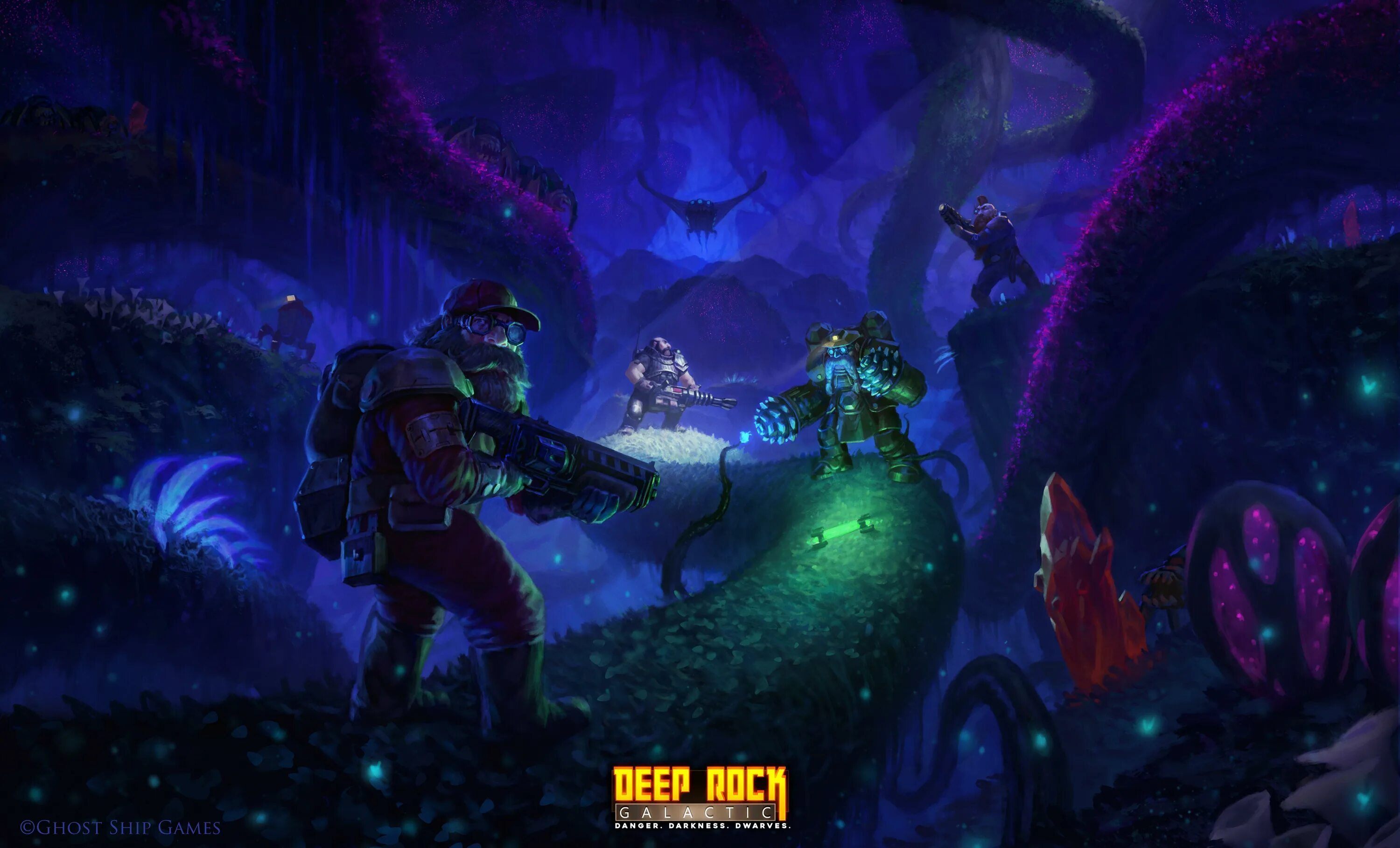 Дип рок галактик. Игра Deep Rock Galactic. Глифид Deep Rock. Deep Rock Galactic Постер. Org deep rock galactic