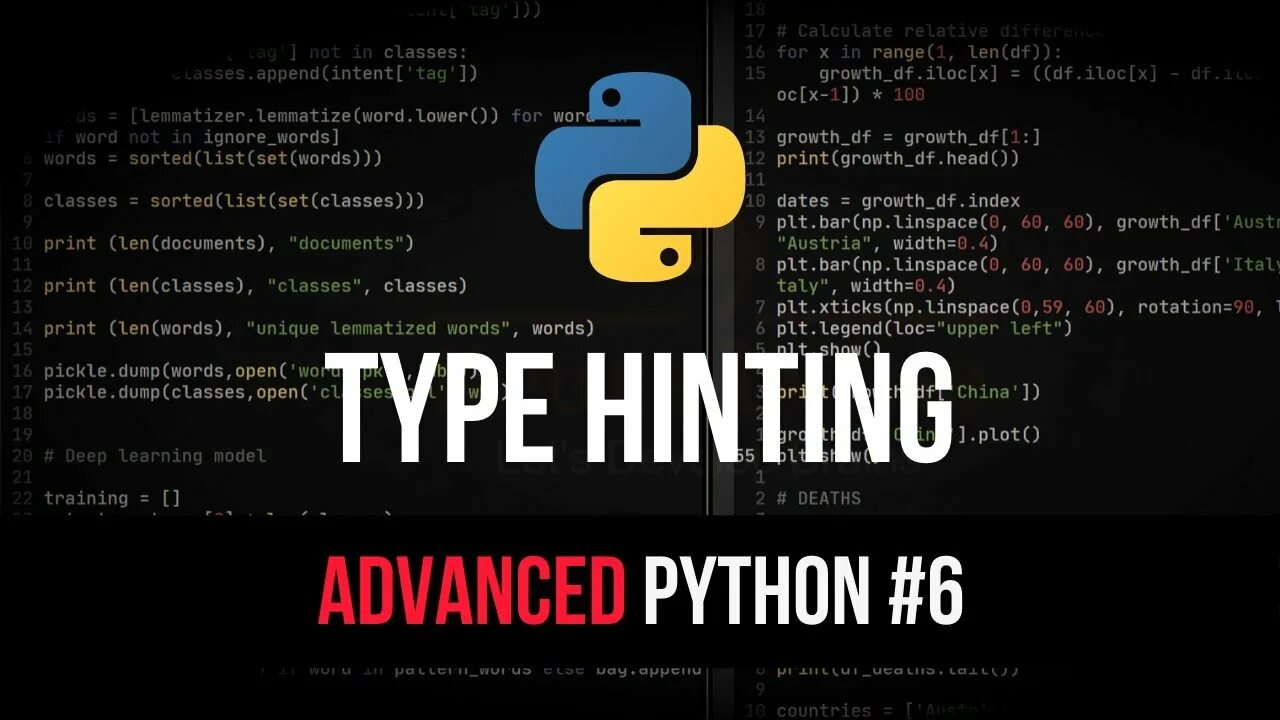 Тайп хинтинг Python. Type Hints. Python основы. Type в питоне.