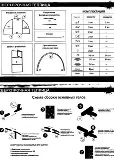 Пошаговая инструкция сборки теплицы из поликарбоната