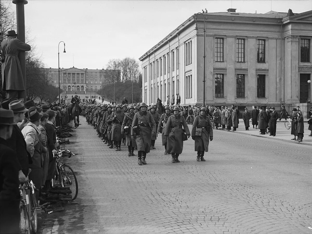 Осло 1940. Осло дома 1940. Немцы в Норвегии 1940. 9 Апреля 1940. Апрель 1940 год