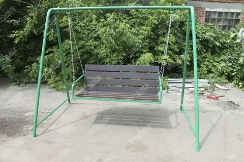 Качели из труб метал