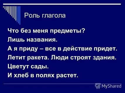 Роль глагола быть в предложении