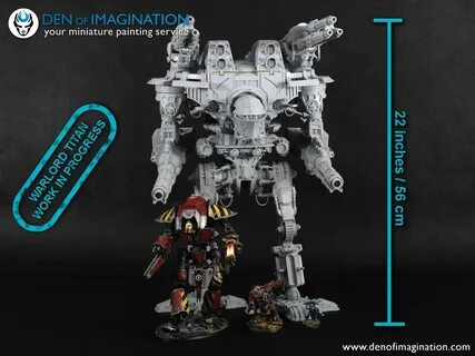 Mars alpha warlord titan size comparison - forge world.