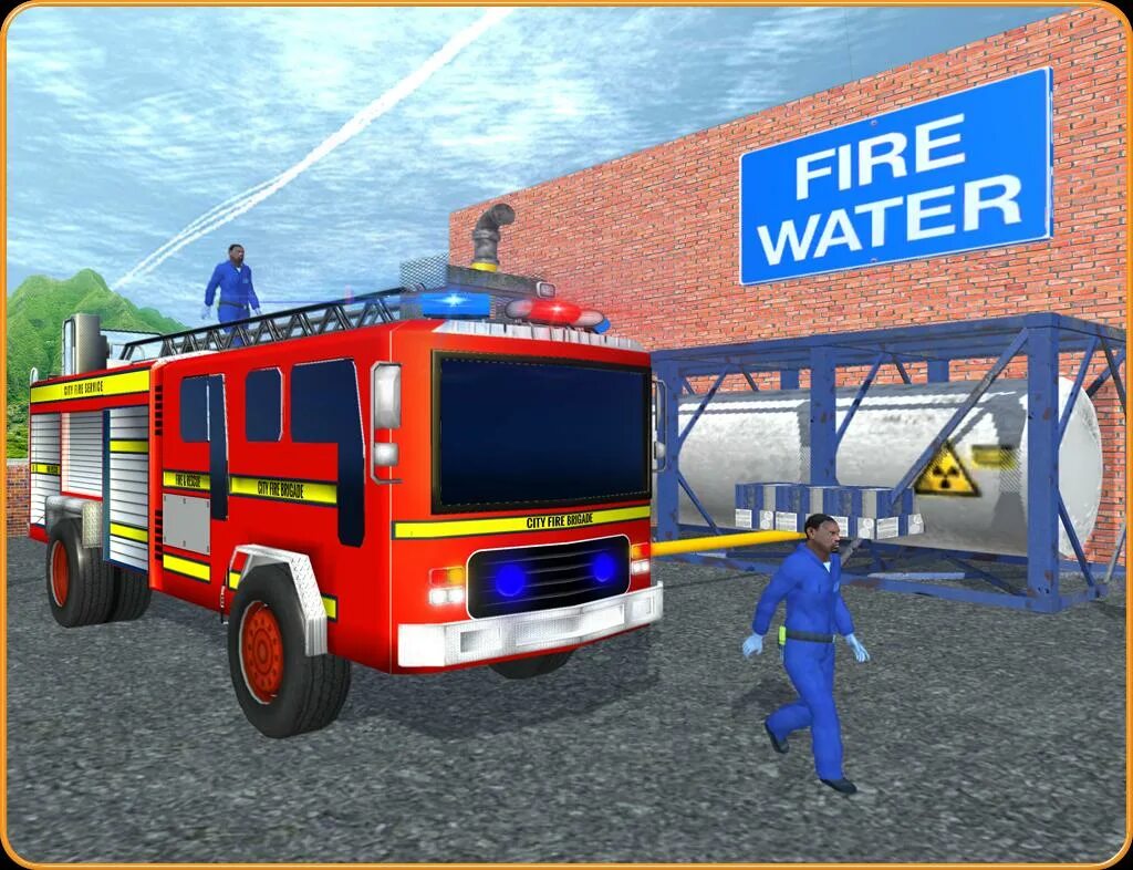 Симулятор пожарки. Fire Truck Simulator. Fire Truck City Rescue. Симулятор пожарной машины